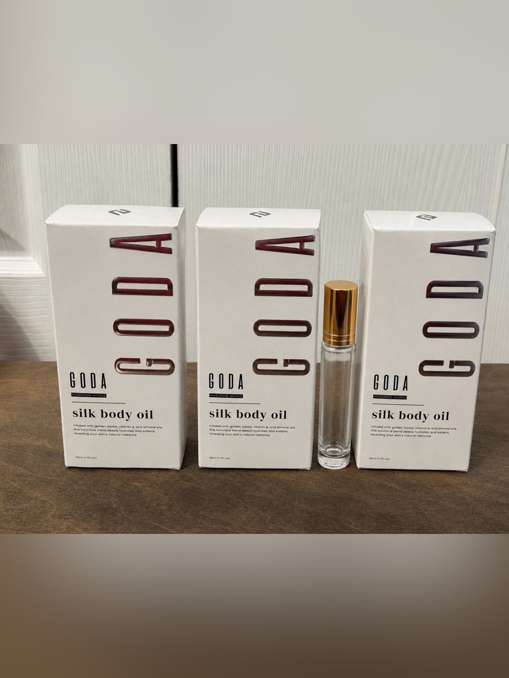 ✨3 NIB- Goda Silk Pheromone Body Oil Perfumes with Roller Bottle✨